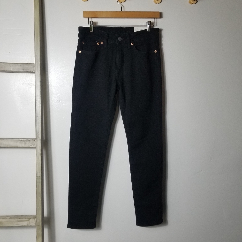 NWT AMERICAN EAGLE MEN'S BLACK AIRFLEX ATHLETIC SKINNY JEANS SIZE 28X30